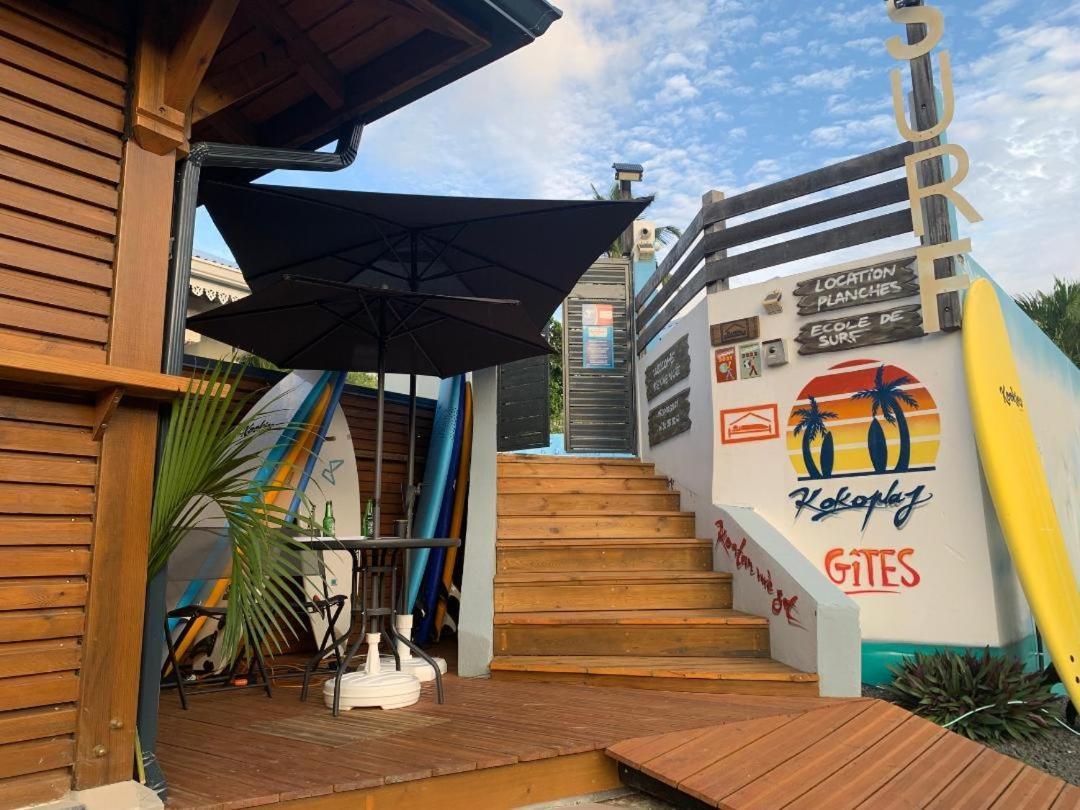 Surf Camp Kokoplaj, A 150M De La Plage Et Du Spot De Surf Sainte-Anne  Ngoại thất bức ảnh